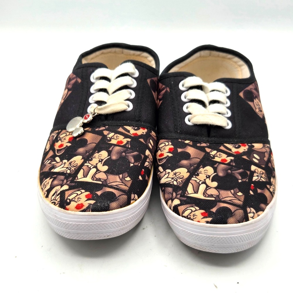 DISNEY Sneakers‎ Minnie & Mickey KISSES Bradford Exchange Collectible Womens 7.5